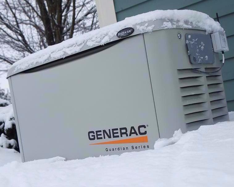 A generac standby generator protecting a household during a power outage