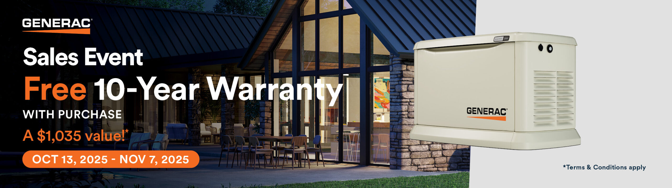 Generac_1250x350_US_WebBanners_NatPromo_Fall_2025 Generac Generator Free 10-Year Warranty